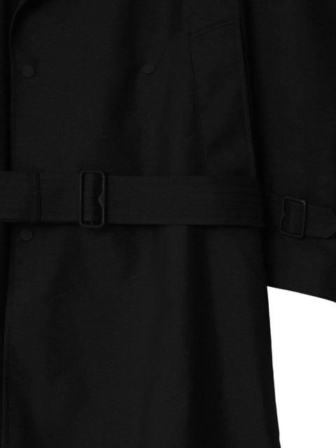 Burberry double-breasted belted trench coat - Black - zdjęcie produktu nr 2