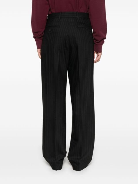 Miu Miu pinstriped trousers - Black