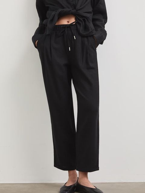 Medicine spodnie chinos damskie z lnem - zdjęcie produktu nr 1