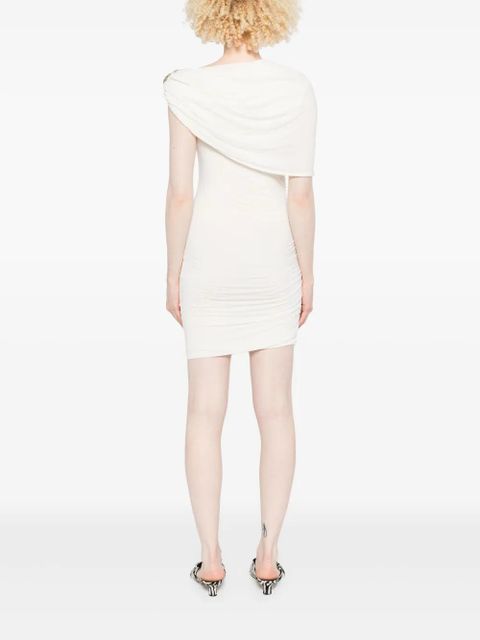 MANURÍ Elise cashmere-blend dress - White