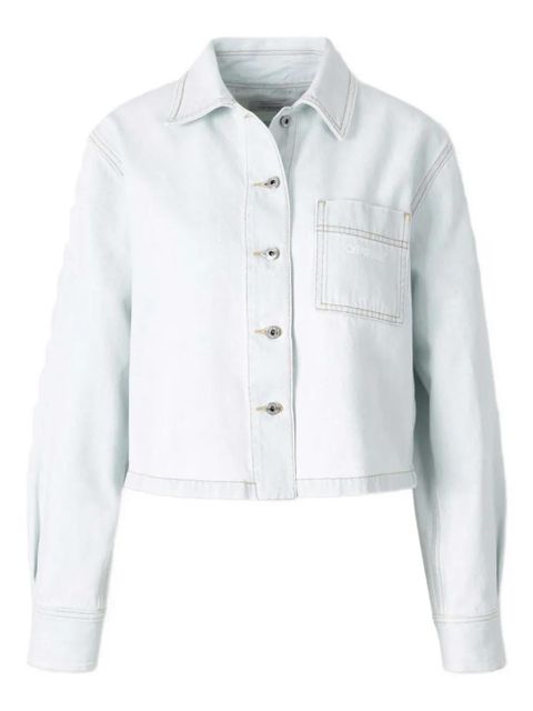 Off-White button stripes jacket - Blue