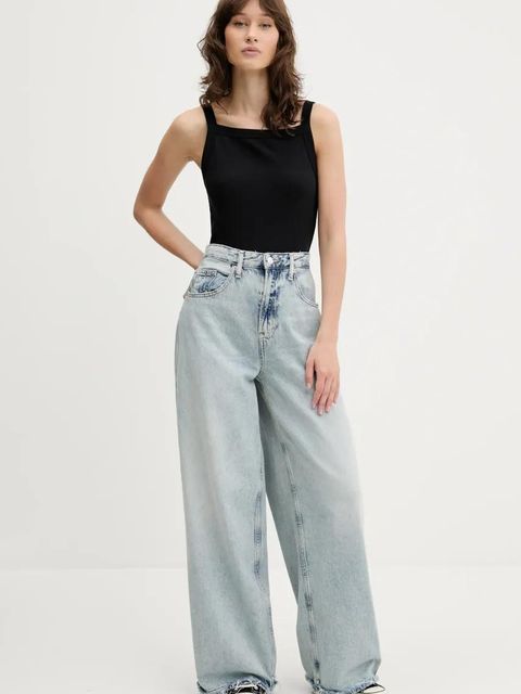 Tommy Jeans jeansy damskie kolor niebieski DW0DW20015 - zdjęcie produktu nr 2