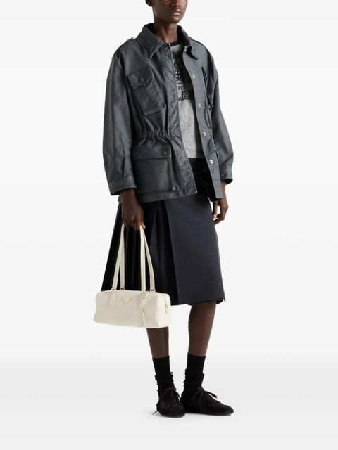 Prada pleated midi skirt - Blue