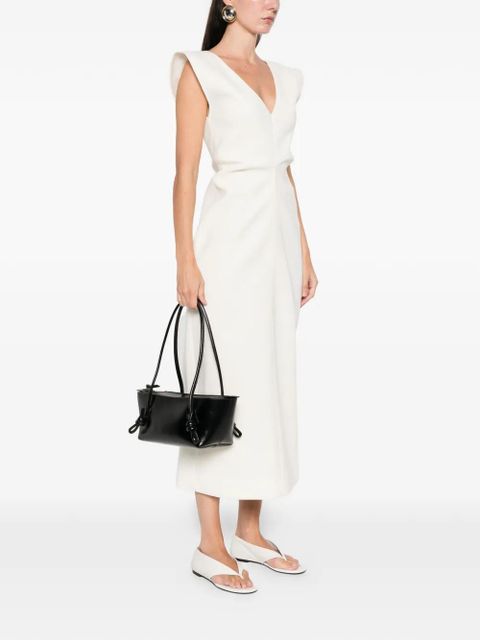 Hereu Fleca knot-detail shoulder bag - Black