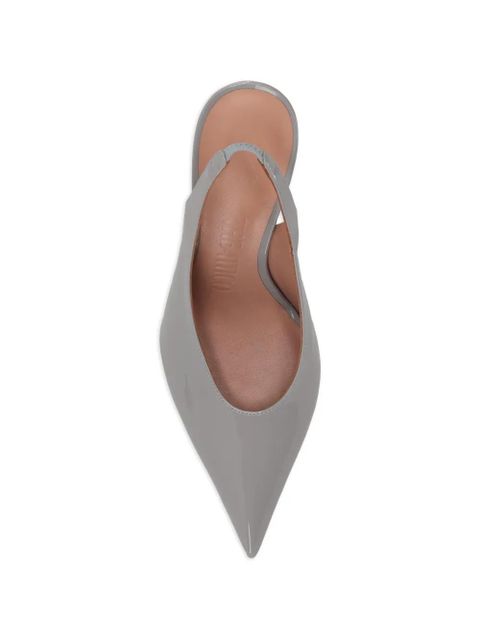 The Attico Viper slingback pumps - Grey