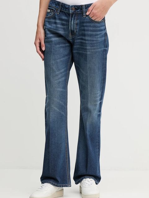 Calvin Klein Jeans jeansy damskie medium waist LV147D734G