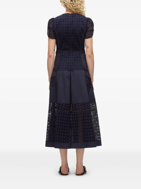 3.1 Phillip Lim broderie anglaise tulip dress - Blue