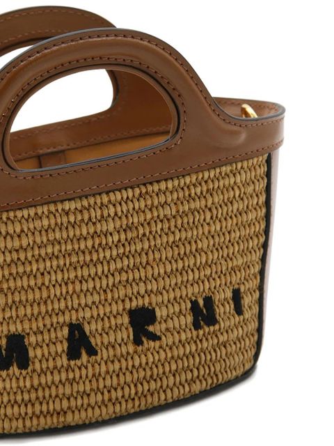 Marni woven top-handle tote bag - Brown - zdjęcie produktu nr 2