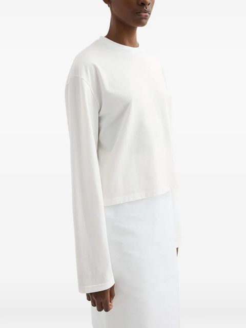 Jil Sander boxy long-sleeve T-shirt - White