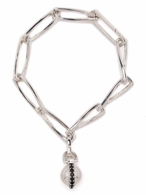 Missoma pave sphere twisted-link bracelet - Silver