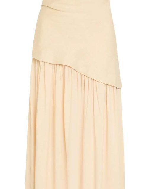 Faithfull the Brand Roma one-shoulder maxi dress - Neutrals - zdjęcie produktu nr 2