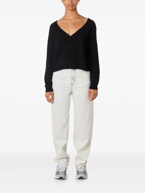 American Vintage Dumy V-neck cardigan - Black - zdjęcie produktu nr 2