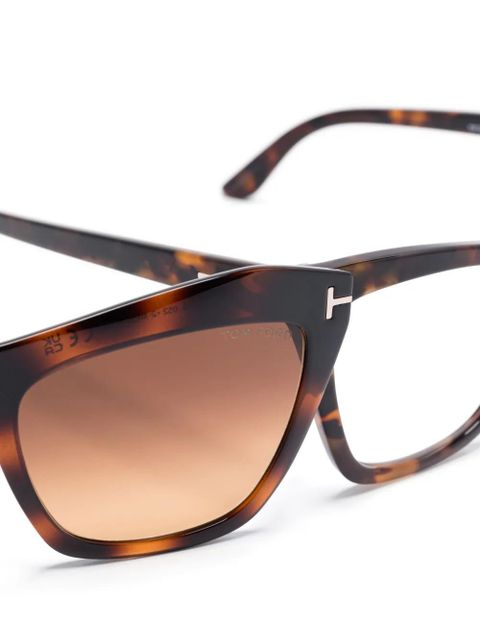 TOM FORD Eyewear clip-on sunglasses - Brown