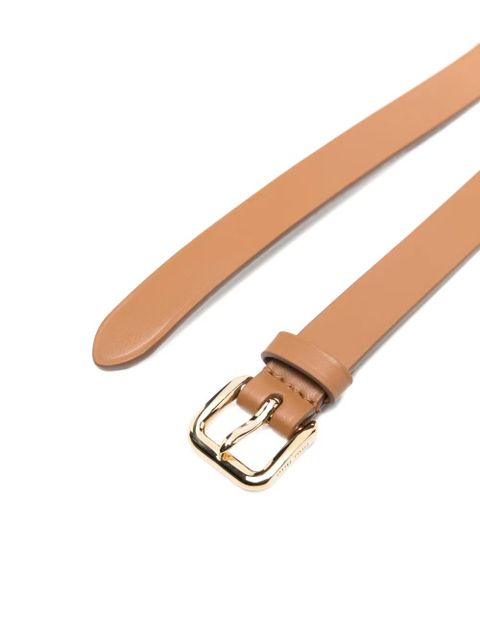Miu Miu chain-detail buckle belt - Brown