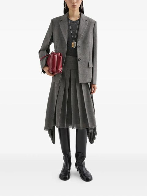 Jil Sander mélange-effect blazer - Grey - zdjęcie produktu nr 2