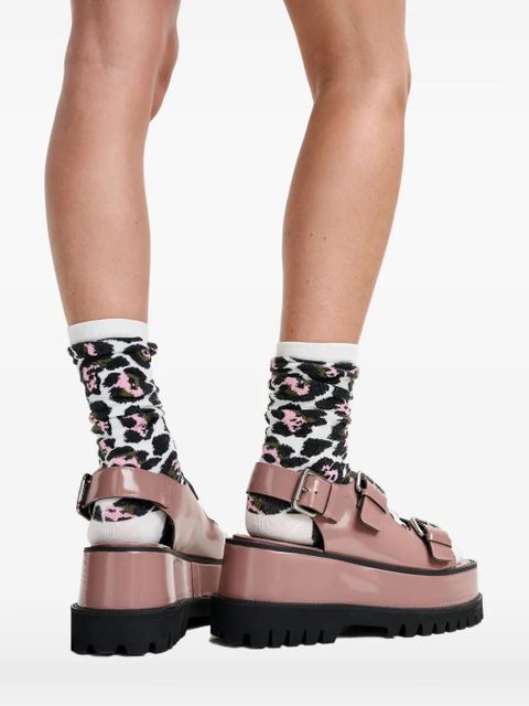 Essentiel Antwerp buckle platform sandals - Pink