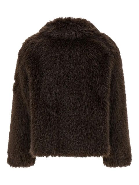 Weekend Max Mara Brenta faux-fur coat - Brown