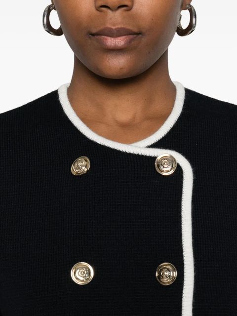 Maje double-breasted top - Blue