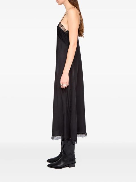 Zadig&Voltaire Ridar lace midi dress - Black