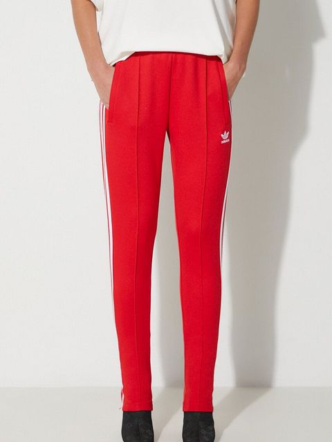 adidas Originals spodnie dresowe Adicolor SST kolor czerwony z aplikacją IK6603 - zdjęcie produktu nr 2