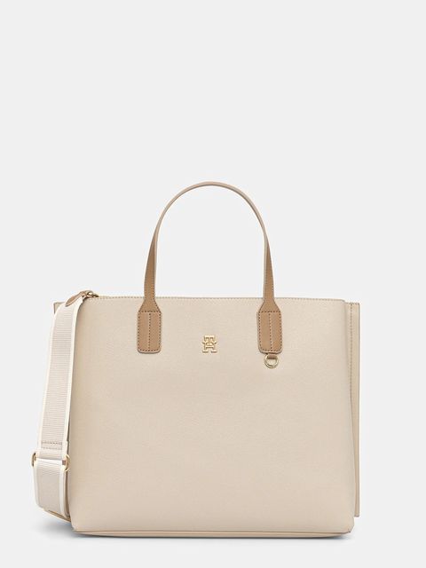 Tommy Hilfiger torebka kolor beżowy AW0AW17463 - zdjęcie produktu nr 1