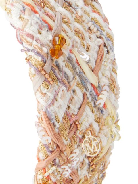 Maison Michel Elizabeth head band - Neutrals - zdjęcie produktu nr 2