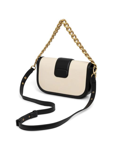 TWINSET chain-link satchel bag - Neutrals