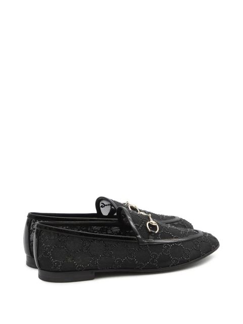 Gucci Jordaan Horsebit-detail loafers - Black