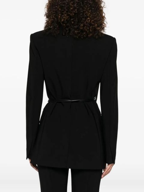 Sportmax self-tie wrap blazer - Black