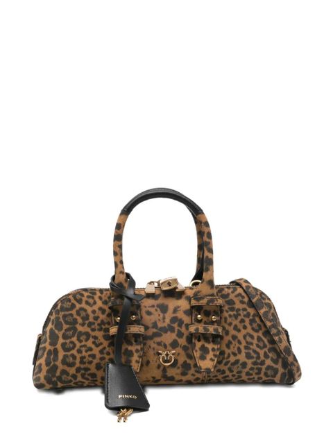PINKO leopard-print tote bag - Brown - zdjęcie produktu nr 1