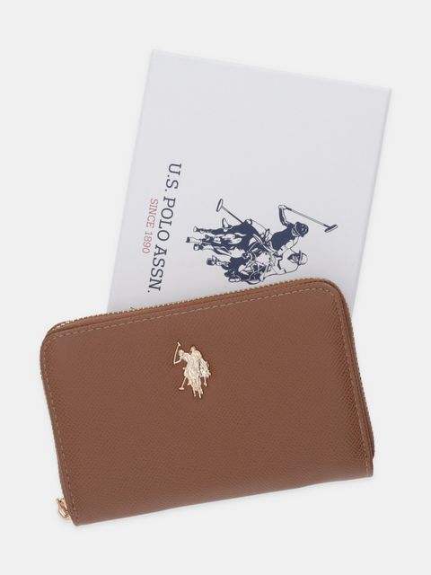U.S. Polo Assn. portfel Jones damski kolor brązowy WEUJE8659WVP