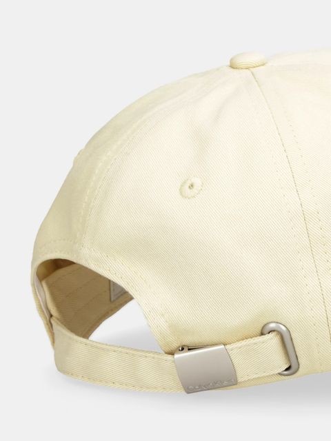 Calvin Klein Jeans czapka z daszkiem bawełniana kolor żółty z nadrukiem LV04K5024G