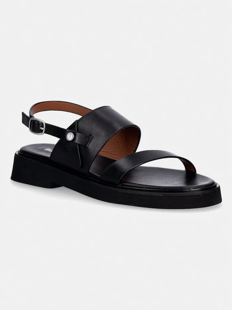 Barbour sandały na platformie damskie skórzane Dakota - zdjęcie produktu nr 2