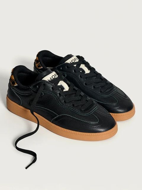 Hoff sneakersy skórzane ALLEY BLACK WOMAN - zdjęcie produktu nr 1