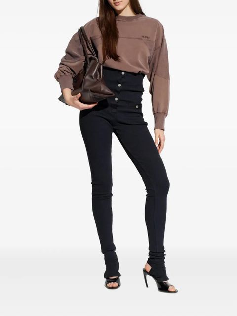 The Attico panelled sweatshirt - Brown - zdjęcie produktu nr 2