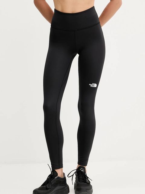 The North Face legginsy treningowe Flex 28IN damskie kolor czarny gładkie NF0A8EJBJK31 - zdjęcie produktu nr 1