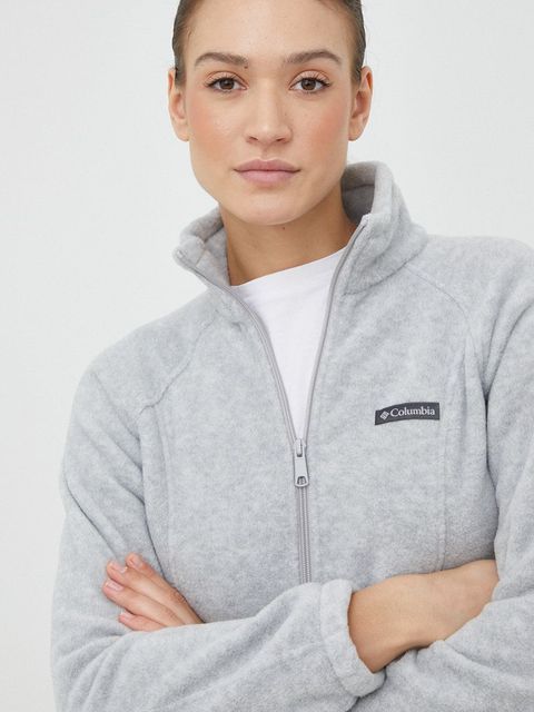 Columbia bluza sportowa Benton Springs kolor szary gładka 1372111