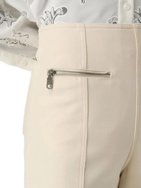 ETRO zip-pockets high-waisted trousers - Neutrals