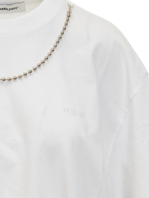 AMBUSH chain-detailing t-shirt - Black - zdjęcie produktu nr 2
