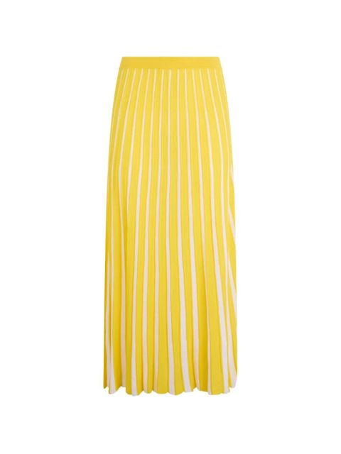 Valentino Garavani pleated midi skirt - Yellow - zdjęcie produktu nr 1