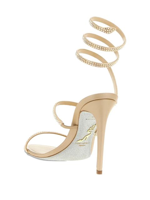 René Caovilla Cleo leather sandals - Neutrals - zdjęcie produktu nr 2