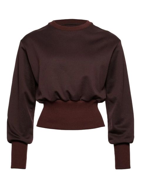 ERES Isadora cropped sweatshirt - Brown - zdjęcie produktu nr 1