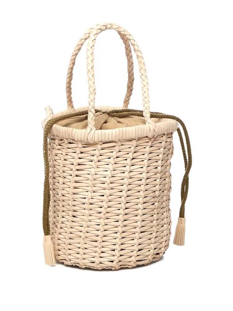 DRAGON DIFFUSION drawstring shoulder bag - Neutrals