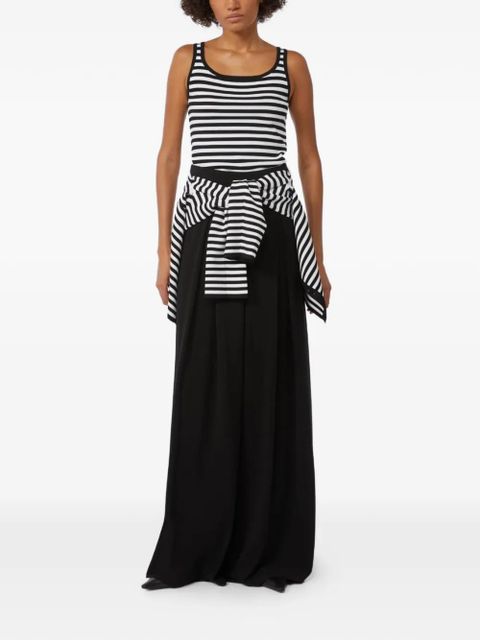 Max Mara striped trim top - Black - zdjęcie produktu nr 2