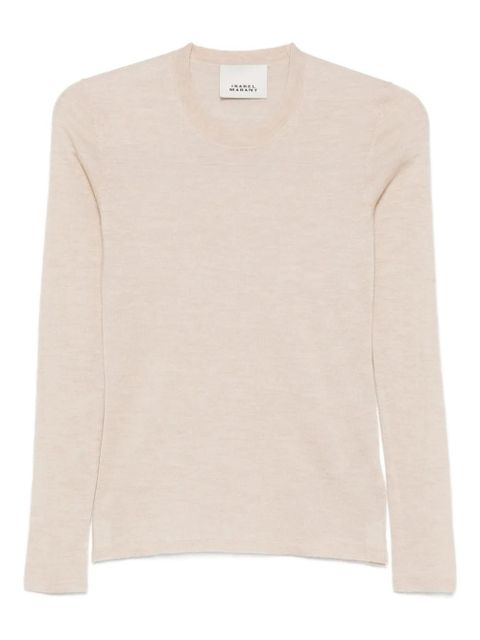 ISABEL MARANT long-sleeve round-neck sweater - Neutrals - zdjęcie produktu nr 1