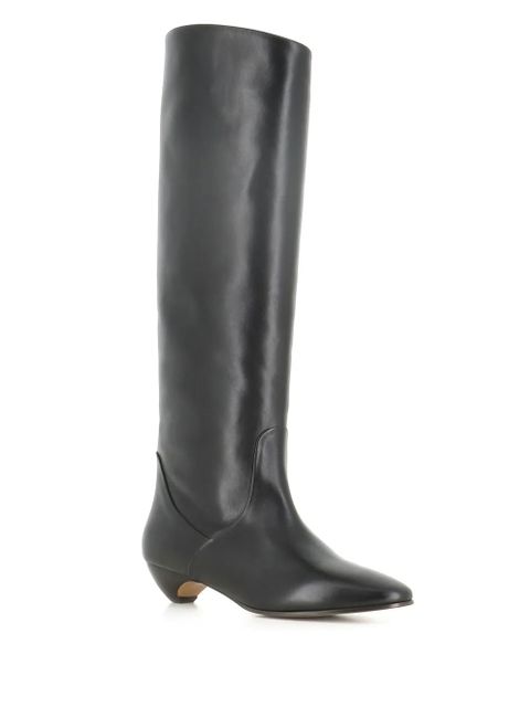 Le Monde Beryl knee-high leather boots - Black - zdjęcie produktu nr 2
