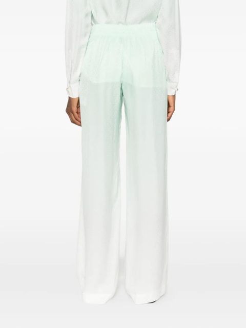 Casablanca gradient-effect trousers - Green