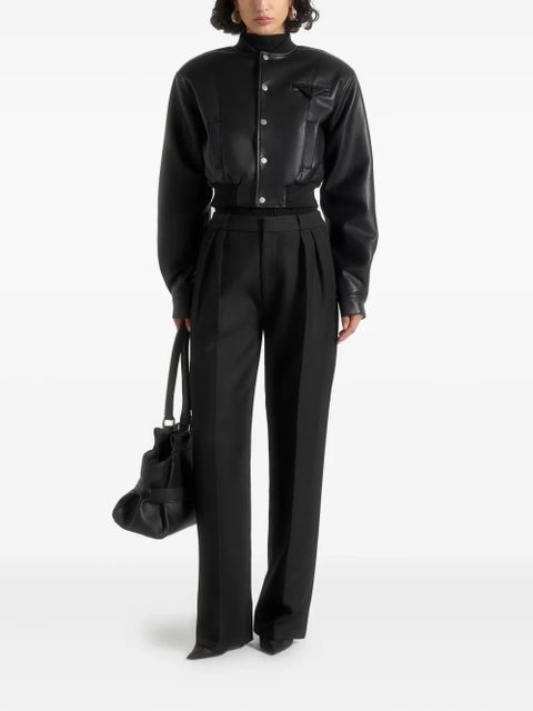 Manière De Voir Zina pocket bomber jacket - Black - zdjęcie produktu nr 2