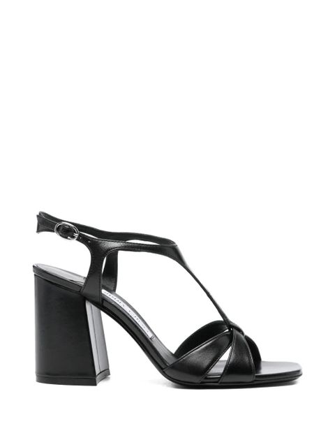 Jimmy Choo Kesia T-bar leather sandals - Black - zdjęcie produktu nr 1
