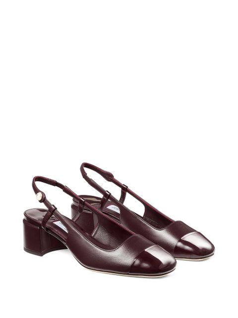 Jimmy Choo 45mm Elisa slingback pumps - Brown - zdjęcie produktu nr 2